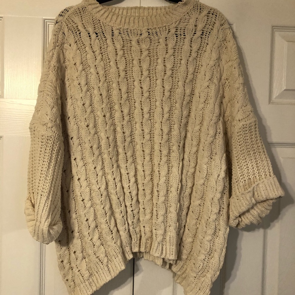 Cream oversized sweater
